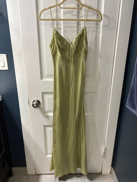 Princess Polly Dresses & Skirts - Princess Polly Olive Green Drawstring Skirt